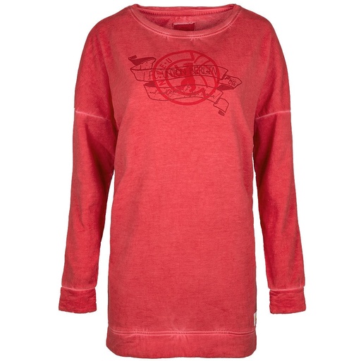 [UB061709] Frauen Pullover Banner - rot