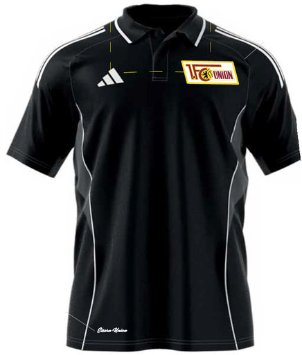 [UB332542] Adidas Poloshirt schwarz - Team 25/26