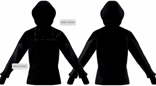 [UB332561] adidas Frauen Ausgehjacke schwarz - Team 25/26 