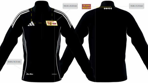 [UB332568] Adidas Kinder Trainingsjacke schwarz - Team 25/26