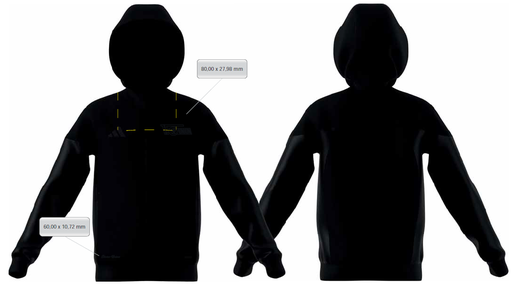 [UB332571] adidas Kinder Ausgehjacke schwarz - Team 25/26