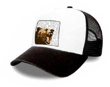 [UB252507] Cap Bär - weiß 