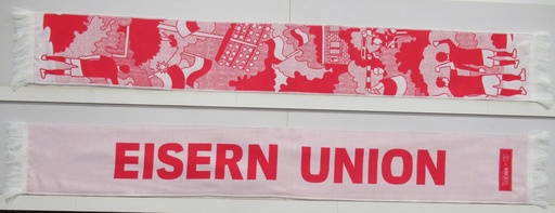 [UB242504] Schal HOG - rot/weiß